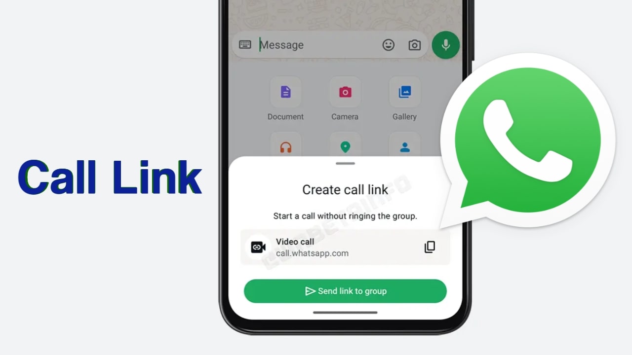 WhatsApp is rolling out call links for individual and group chats