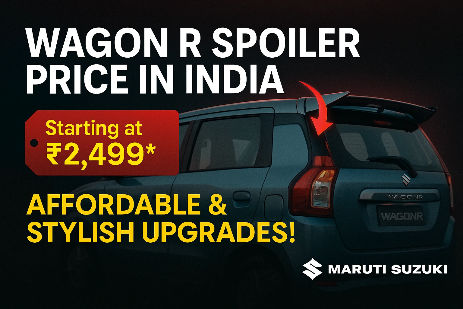 Wagon r spoiler price in india