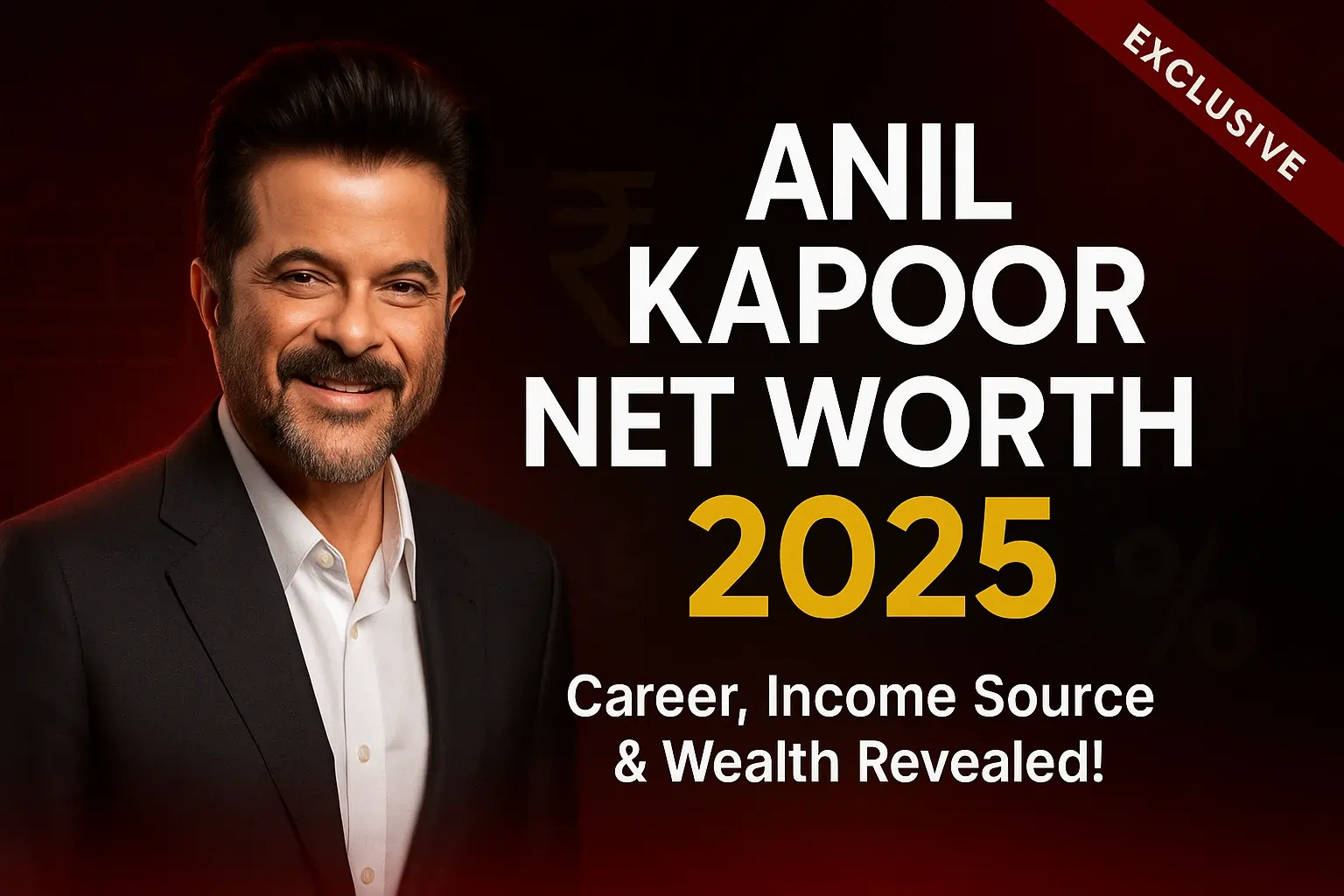 Anil Kapoor net worth 2025