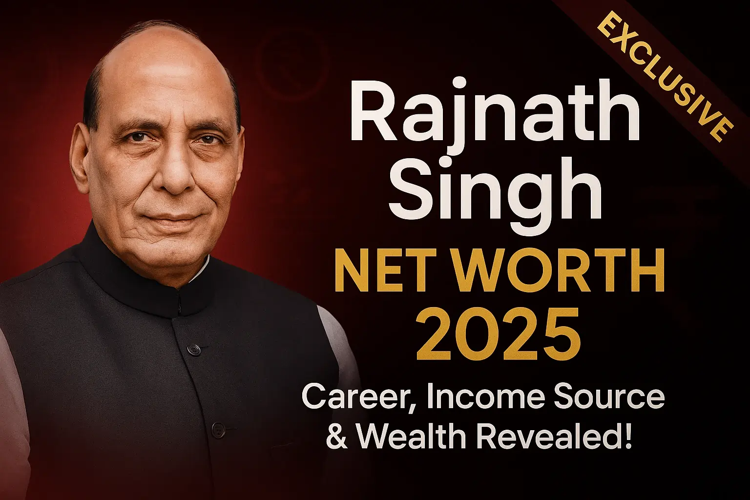 Rajnath singh net worth 2025