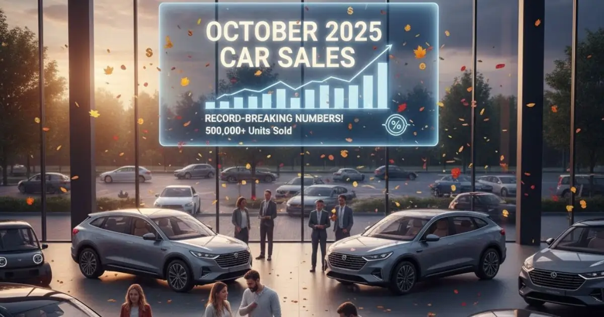 October 2025 Car Sales: Festive Lift, GST 2.0 Push, and a Tight Fight For Second